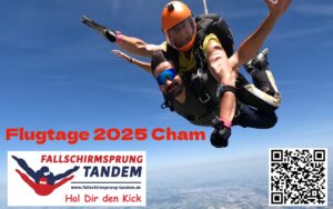 cham fallschirmspringen cham fallschirmsprung cham tandemsprung Flugtage Terminreservierung Oberpfalz Geschenk Gutschein